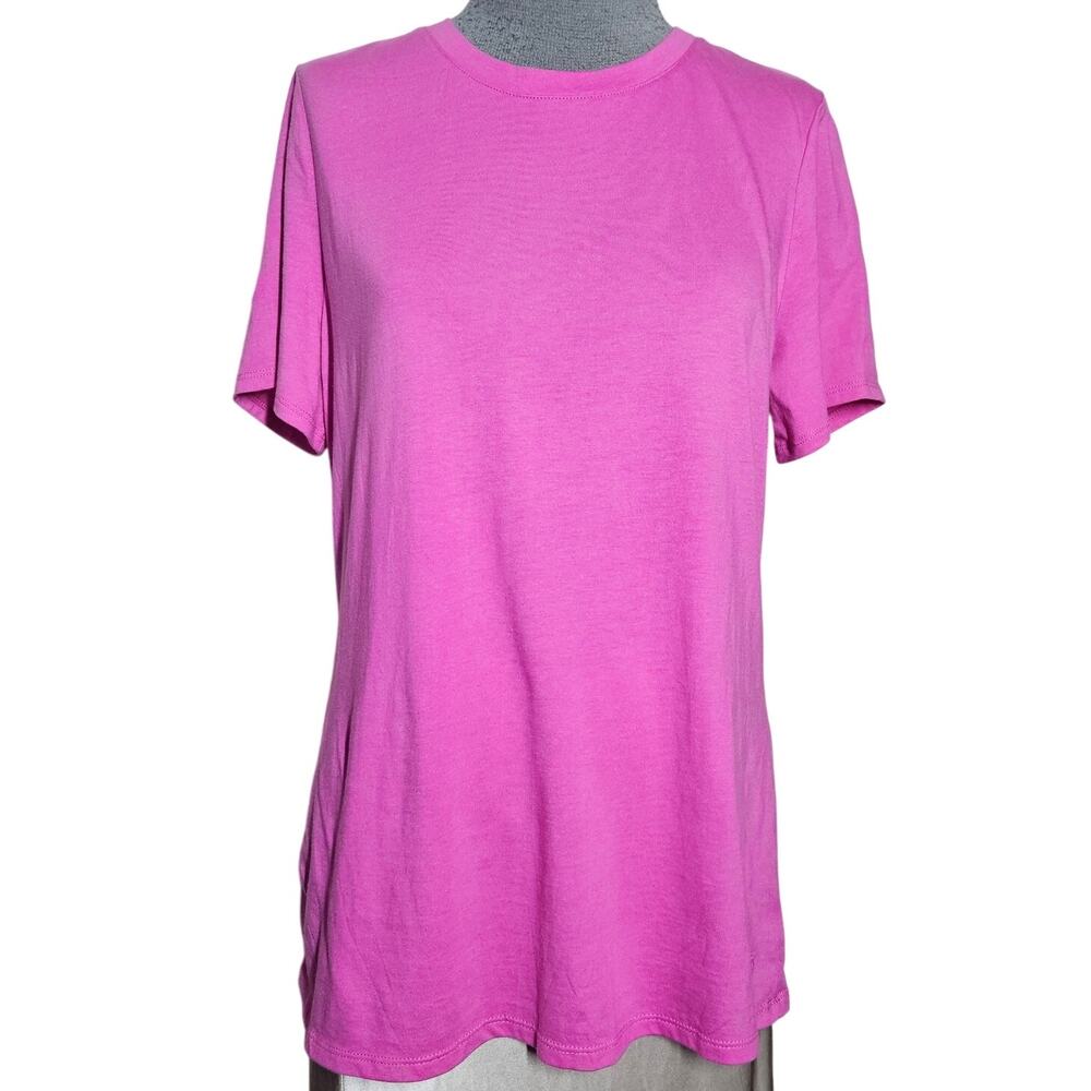 Pink Cotton Blend Tee Size Large
